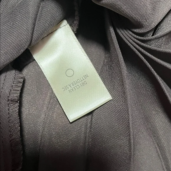 New Max Studio chocolate A-Line Pleated Skirt - Picture 10 of 15